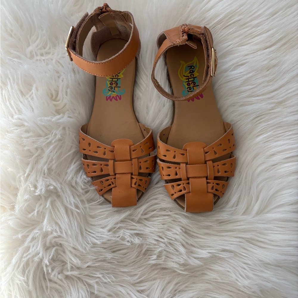 Rachel Shoes Tan Kids Sandals - Picture 8 of 9